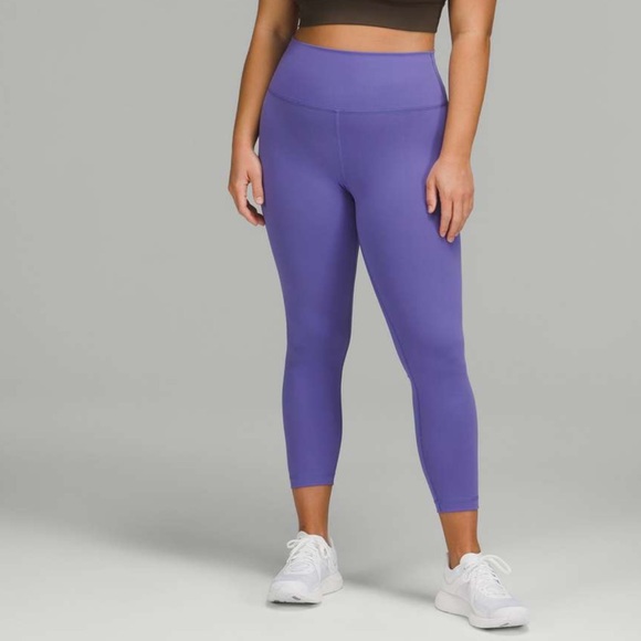 lululemon athletica Pants - Lululemon Wunder Train High Rise Legging 25” Charged Indigo Size 8